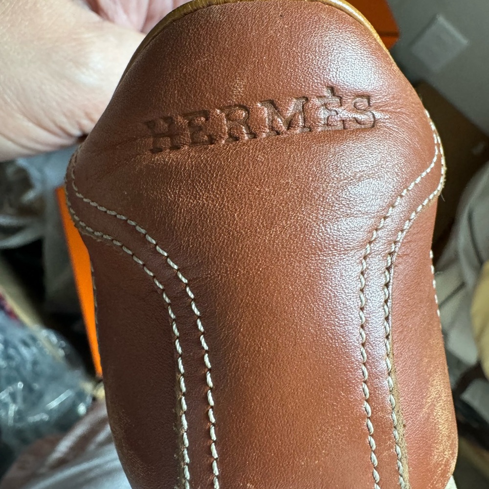 Authentic Hermes Quick Leather Sneakers - Picture 11 of 15
